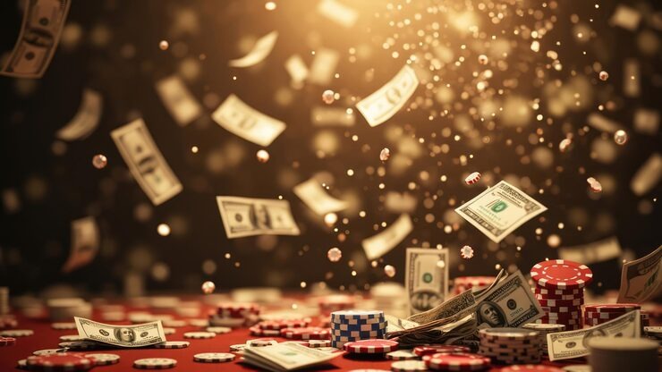 Caishen Wins winning spin animation with payout display